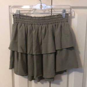Aerie tiered mini skirt